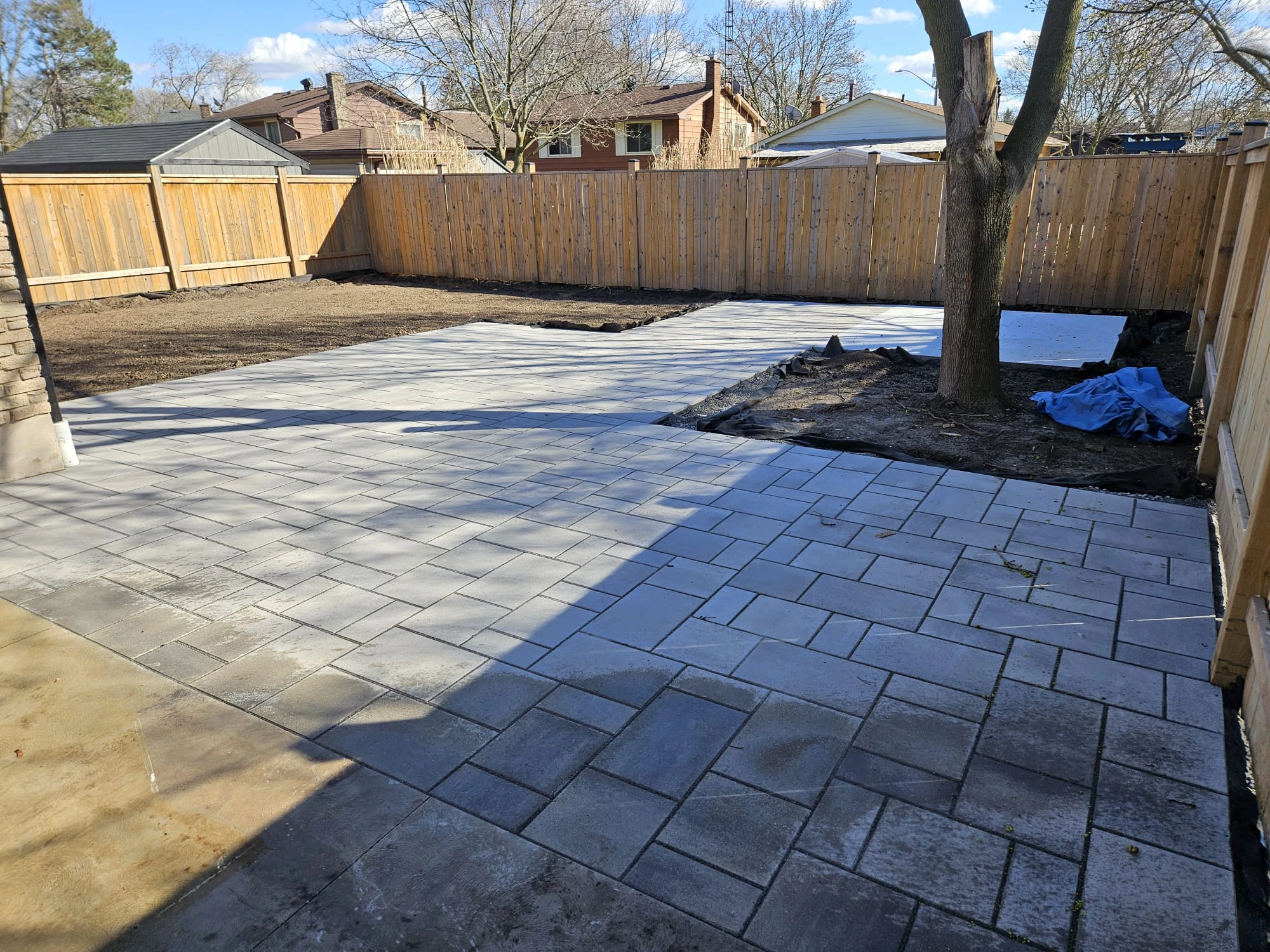 Paver Installation Layout