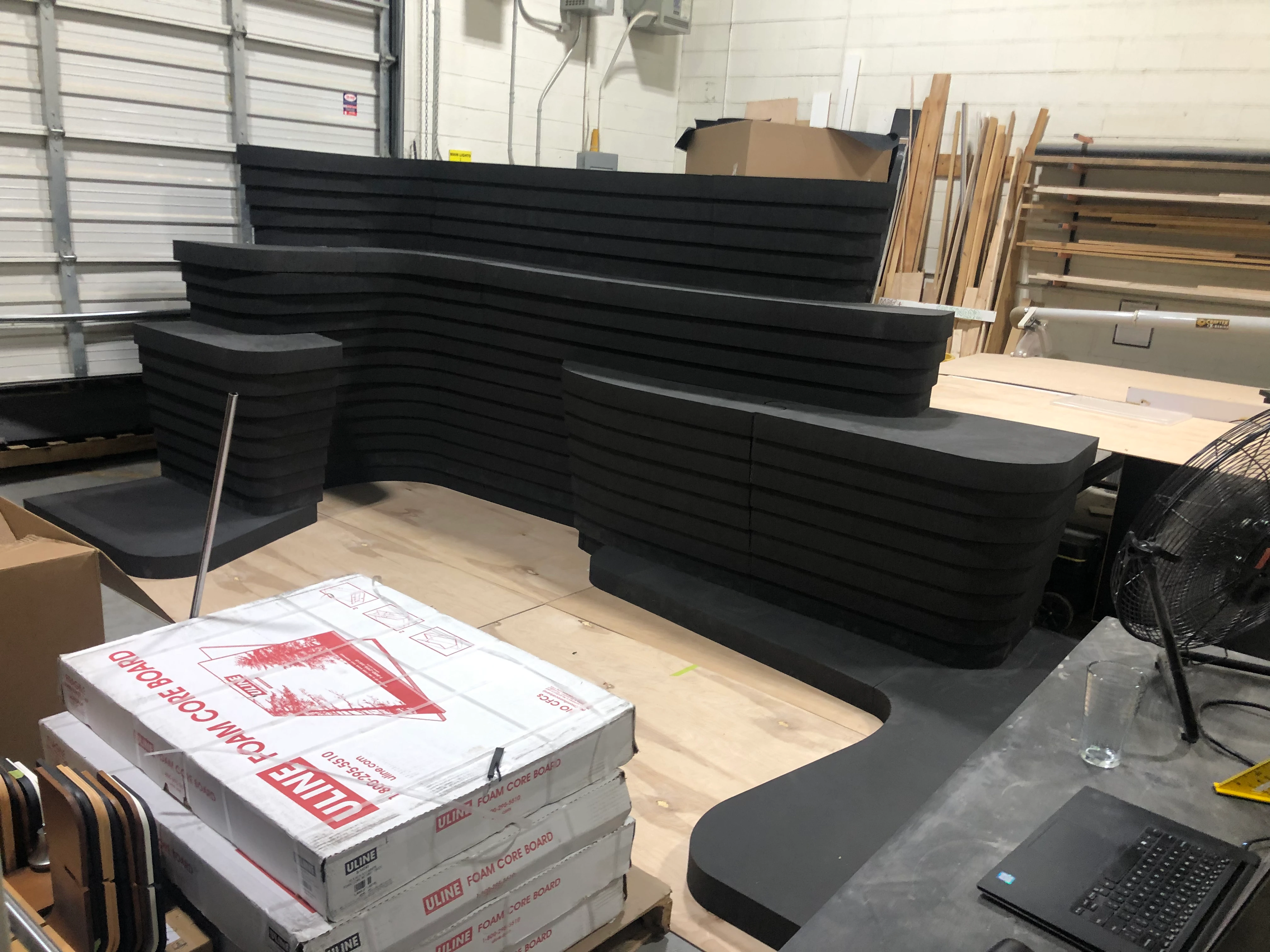 Foam Core Build in Progress