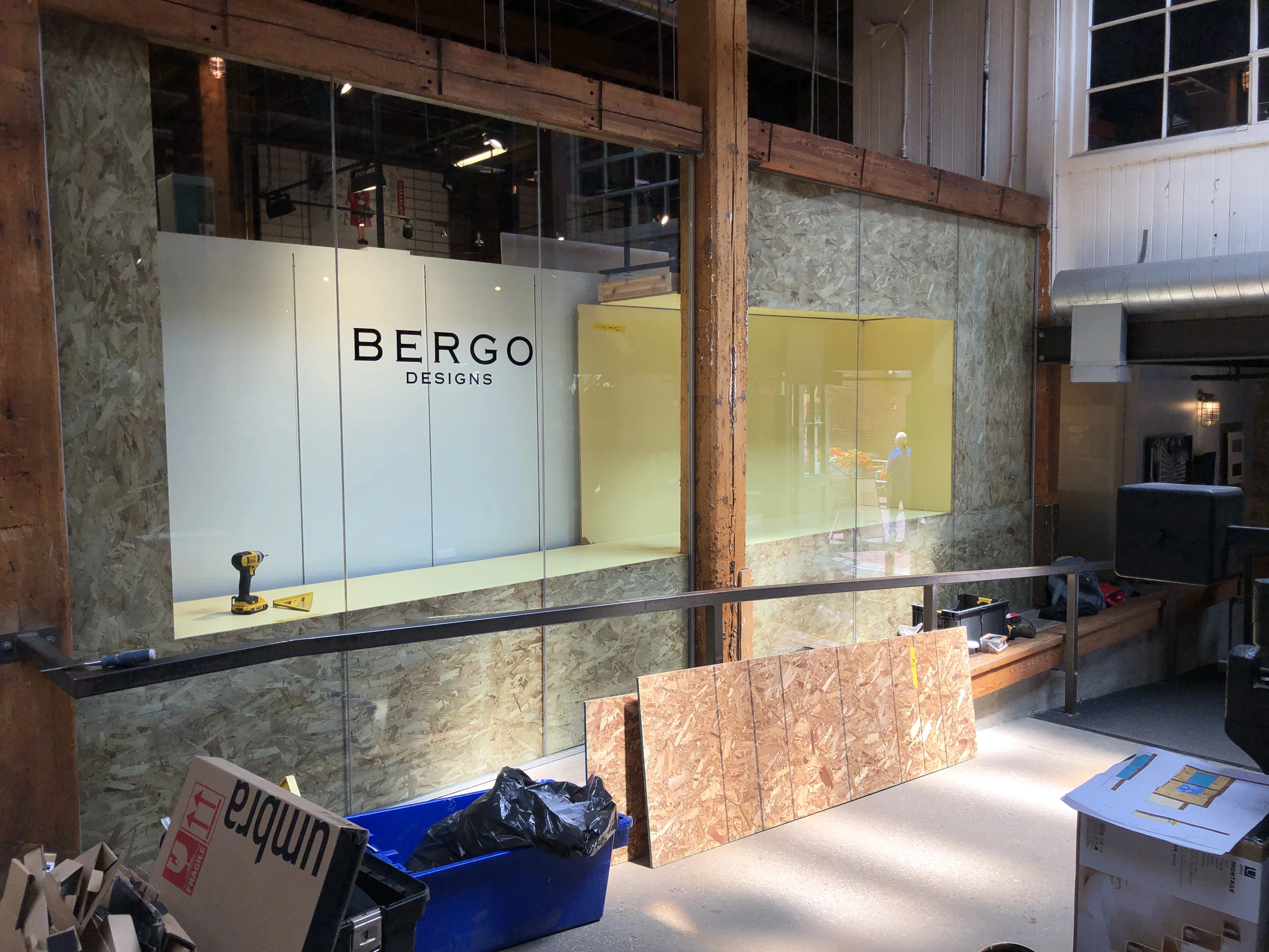 Installation of OSB facade