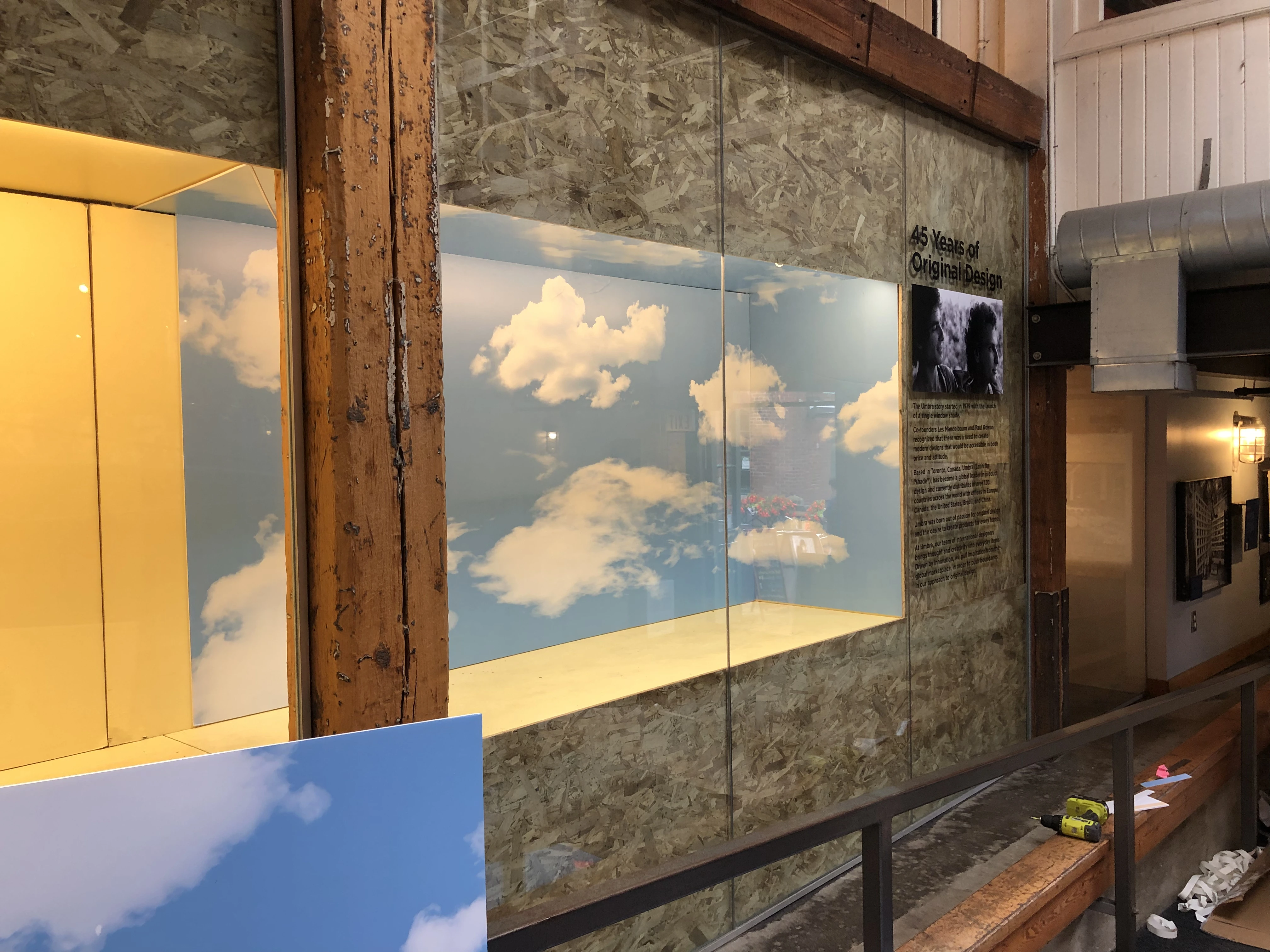 Installing surreal sky panels