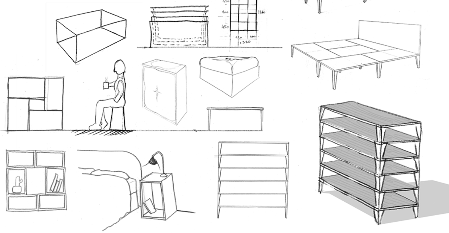 Early ideation sketches